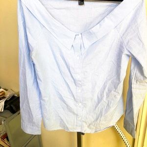 Pin stripped sexy shirt